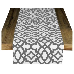 Bieżnik esy szaro-biały 40x140